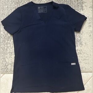 Figs Scrubs Top navy XS